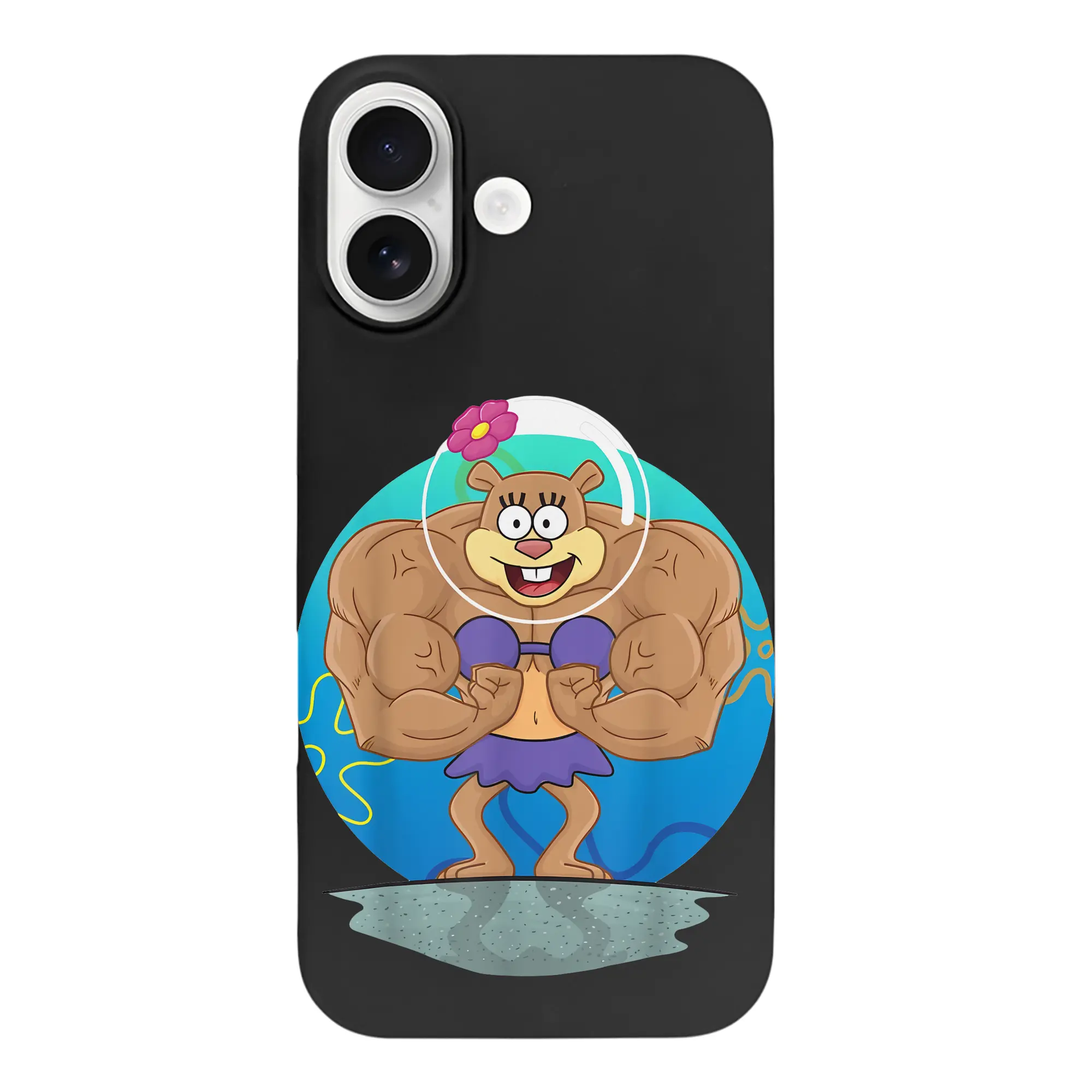 スポンジボブ グッズ サンディ - iPhone 17 シリーズ シリコンケース 薄型 耐衝撃 指紋防止 ソフトタッチカバー 精密フィット 傷防止 保護ケース iPhone 17/17 Air/17 Pro/17 Pro Max 対応